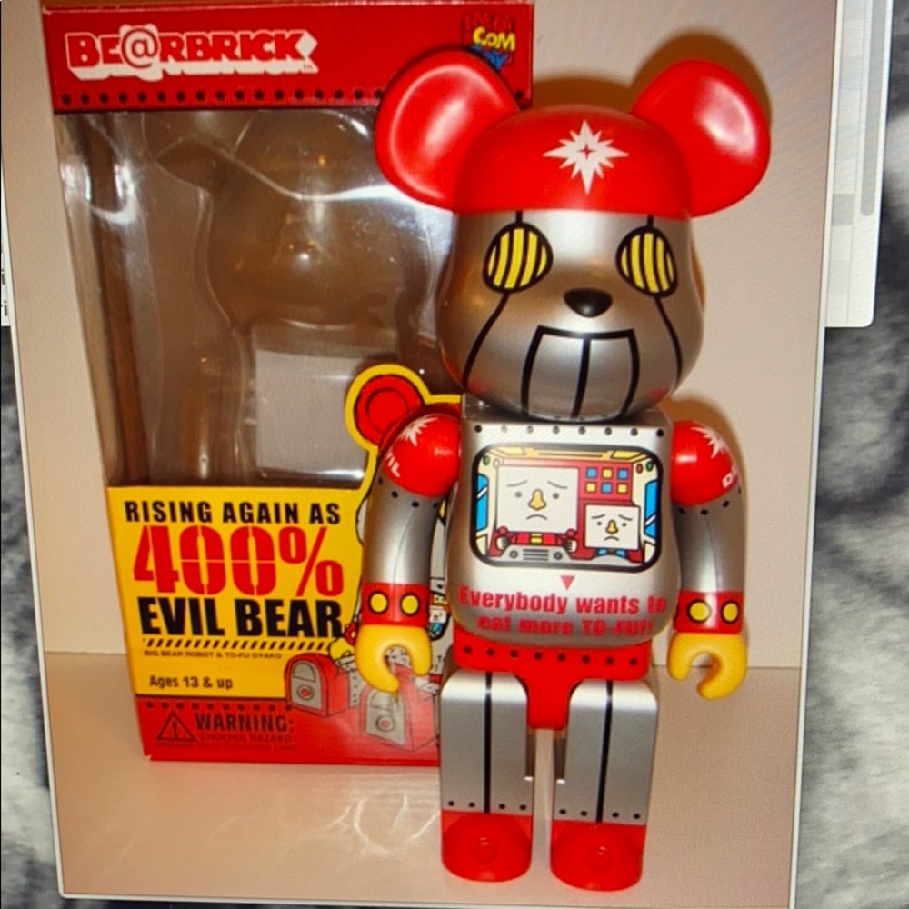 Be@rbrick Tofu DevilRobots 400% Evil Bear